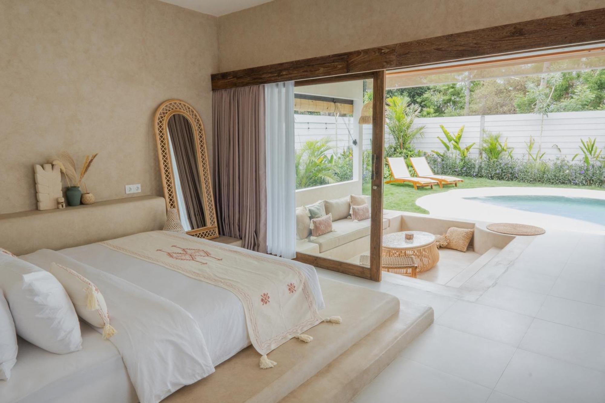 Gili Boho Villas - Aesthetic Private Pool Villas Джили Трауанган Екстериор снимка